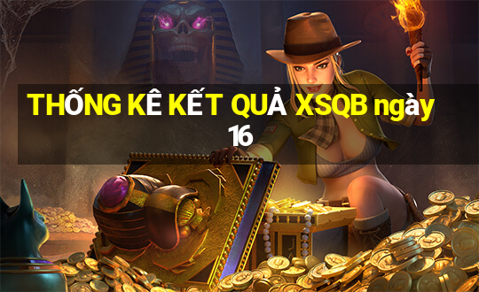 THỐNG KÊ KẾT QUẢ XSQB ngày 16