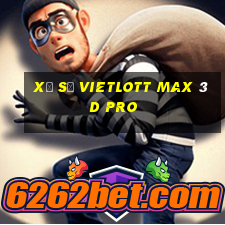 xổ số vietlott max 3d pro