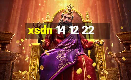 xsdn 14 12 22