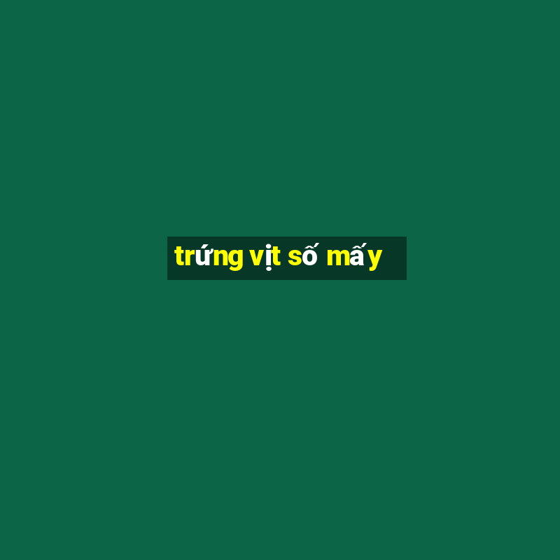 trứng vịt số mấy