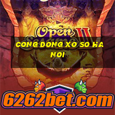 cong dong xo so ha noi