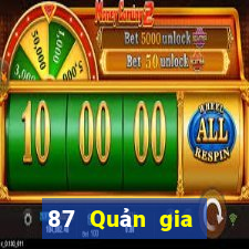 87 Quản gia vàng xổ số