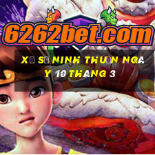 xổ số ninh thuận ngày 10 tháng 3