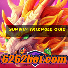 sunwin triangle quiz