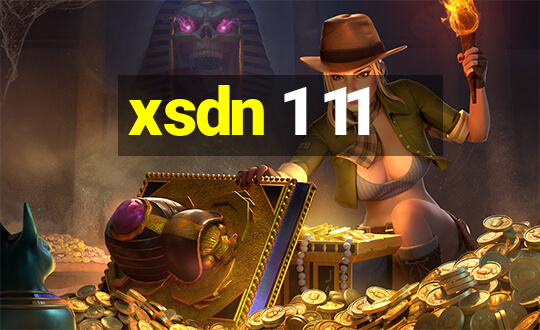 xsdn 1 11