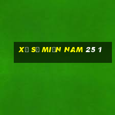 xổ số miền nam 25 1