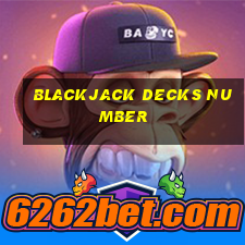 blackjack decks number