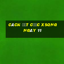 Cách đặt cược XSQNG ngày 11