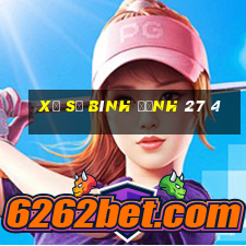 xổ số bình định 27 4