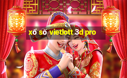 xổ số vietlott 3d pro