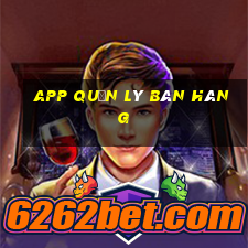 app quản lý bán hàng