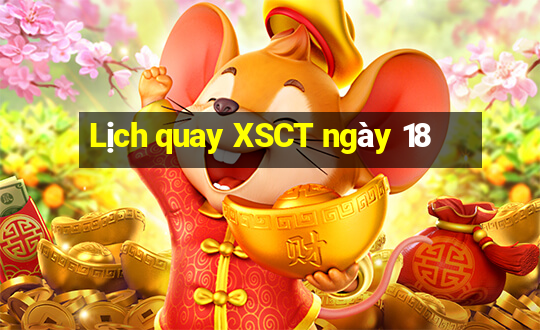 Lịch quay XSCT ngày 18