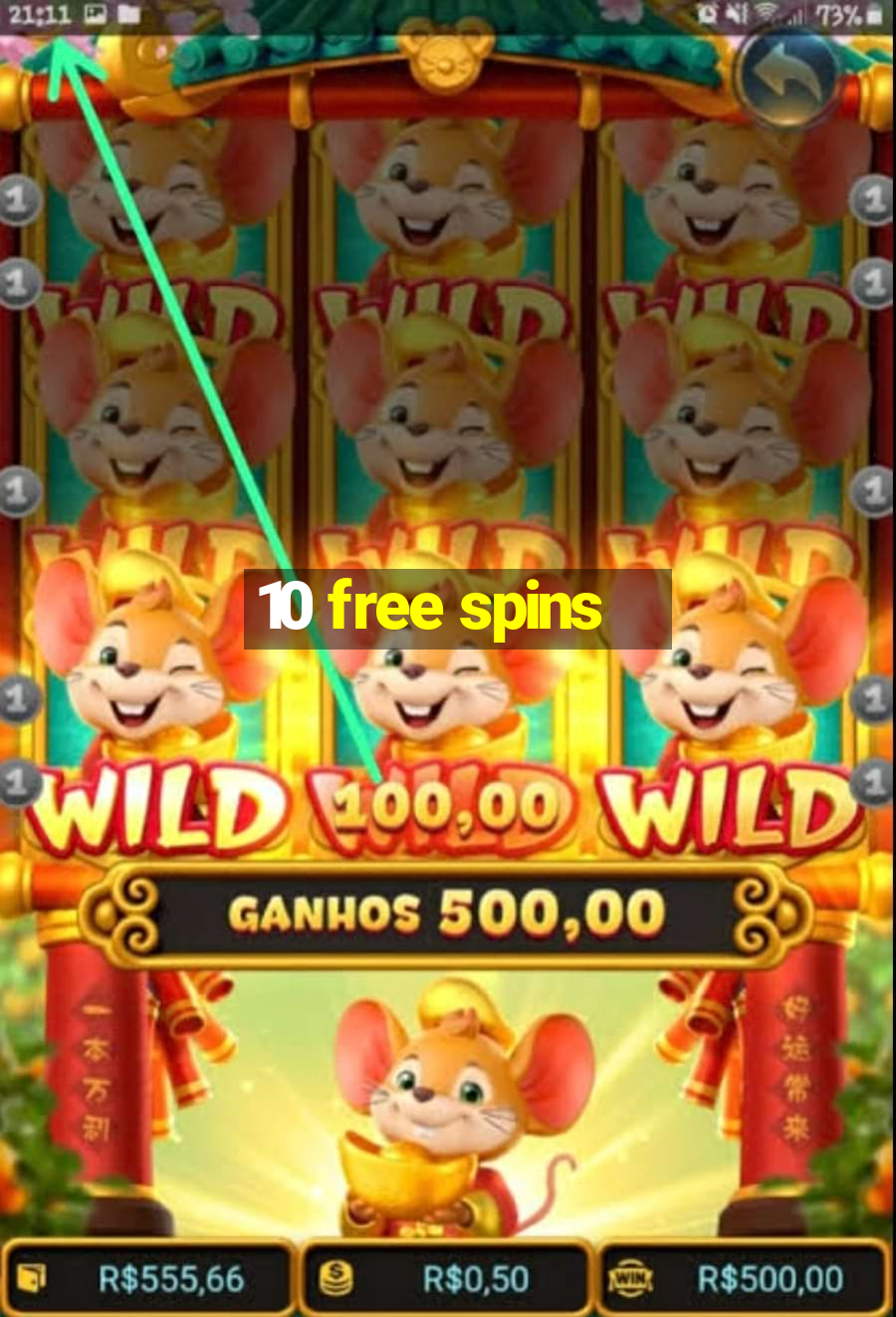 10 free spins