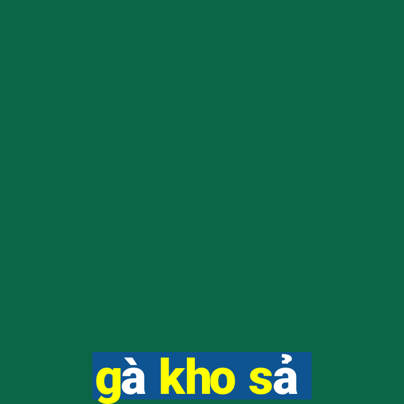 gà kho sả