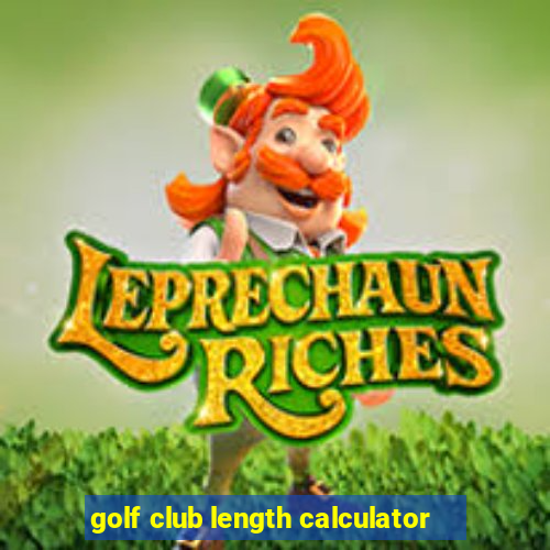 golf club length calculator