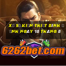 xổ số kiến thiết bình định ngày 18 tháng 8