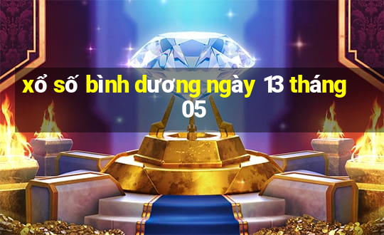 xổ số bình dương ngày 13 tháng 05