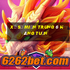 xổ số miền trung 6 hàng tuần