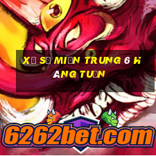 xổ số miền trung 6 hàng tuần