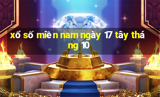 xổ số miền nam ngày 17 tây tháng 10