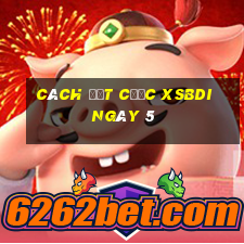 Cách đặt cược XSBDI ngày 5