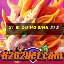 xổ số quảng bình 31 8