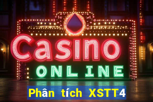 Phân tích XSTT4 ngày thứ sáu