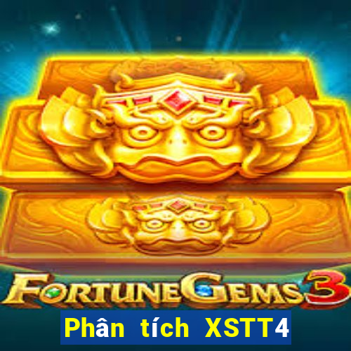 Phân tích XSTT4 ngày thứ sáu