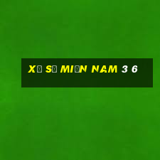 xổ số miền nam 3 6