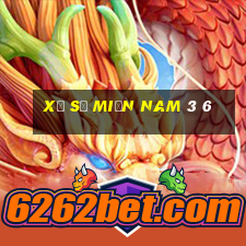 xổ số miền nam 3 6