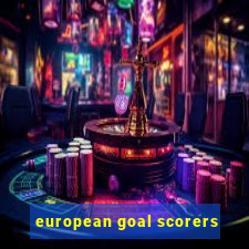 european goal scorers