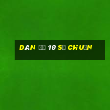 dàn đề 10 số chuẩn