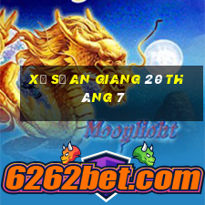 xổ số an giang 20 tháng 7