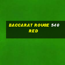 baccarat rouge 540 red