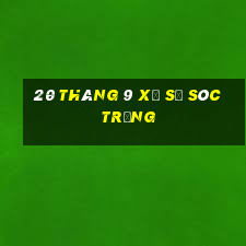 20 tháng 9 xổ số sóc trăng