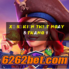 xổ số kiến thiết ngày 5 tháng 1