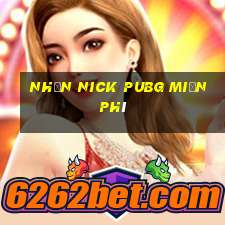 nhận nick pubg miễn phí