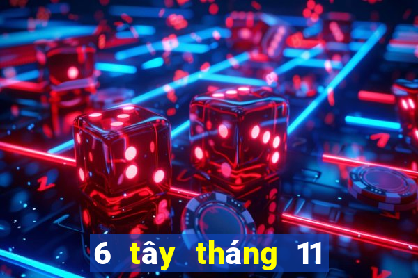 6 tây tháng 11 xổ số miền nam