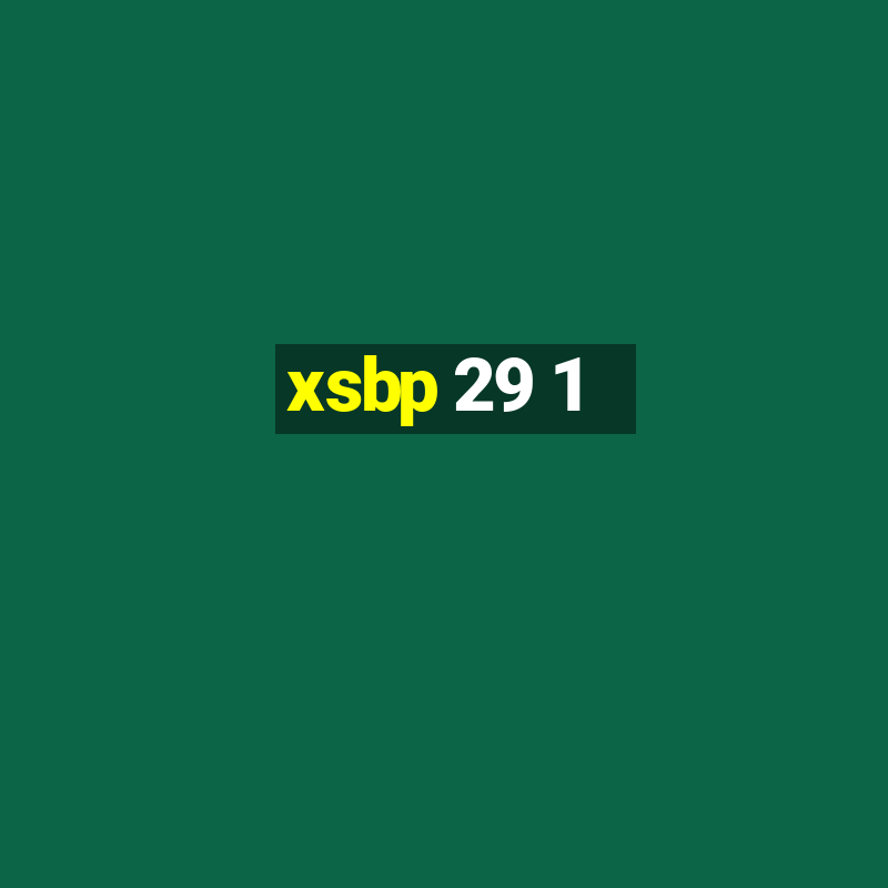 xsbp 29 1