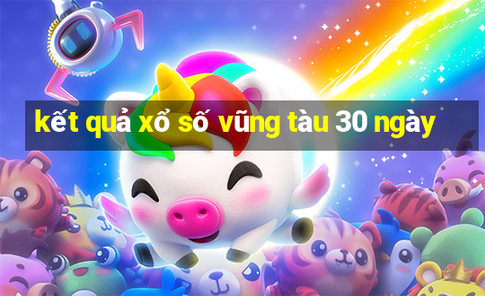 kết quả xổ số vũng tàu 30 ngày