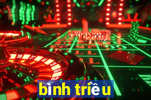 bình triều