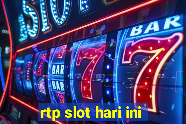 rtp slot hari ini