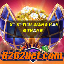 xổ số tiền giang hàng tháng