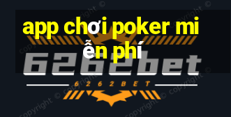 app chơi poker miễn phí