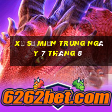 xổ số miền trung ngày 7 tháng 8