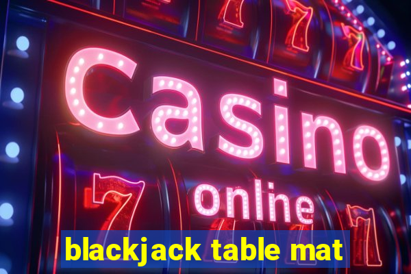 blackjack table mat