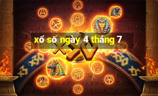 xổ số ngày 4 tháng 7