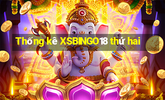 Thống kê XSBINGO18 thứ hai