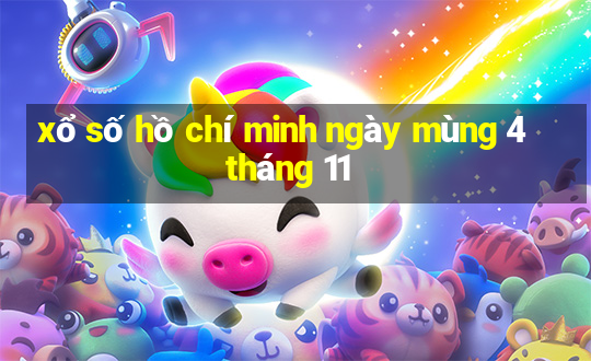 xổ số hồ chí minh ngày mùng 4 tháng 11