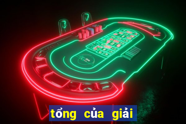 tổng của giải đặc biệt